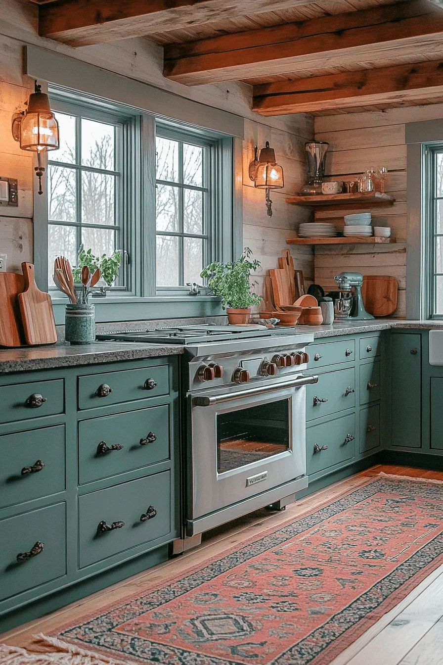granny chic kitchen