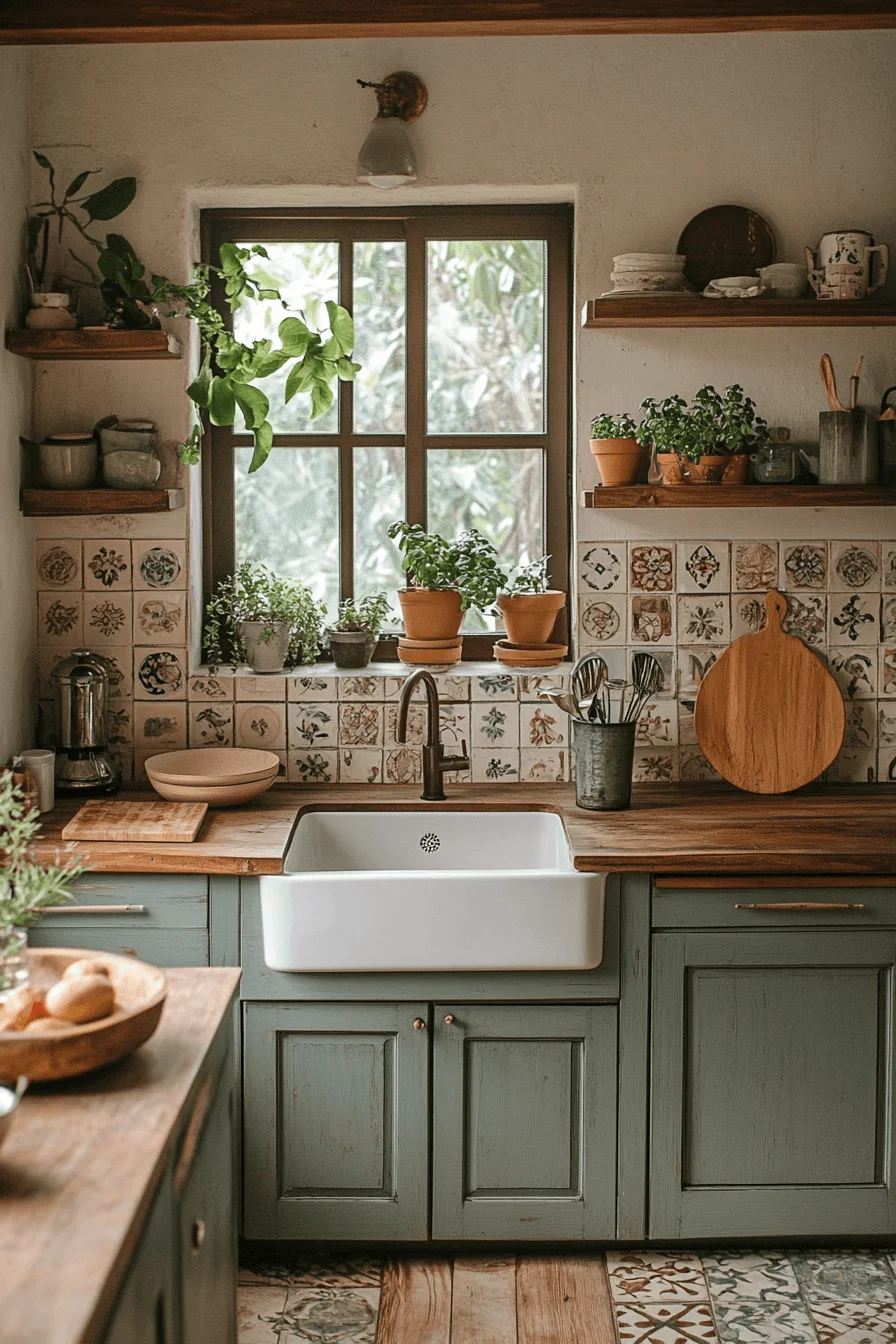 granny chic kitchen