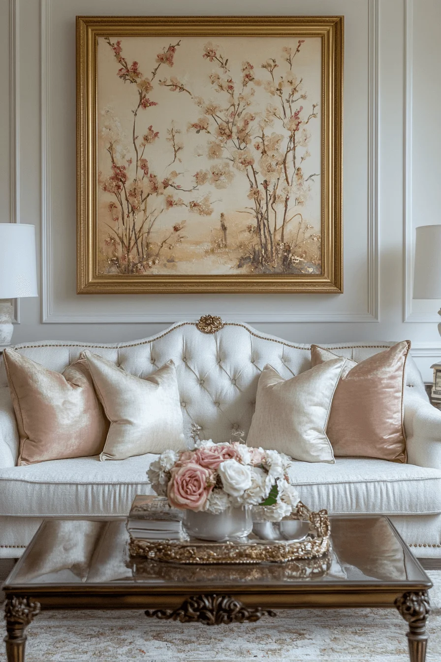 29 Granny Chic Living Room Decor Styles Filled with Charm and Cozy Joy 13 granny chic decor living room