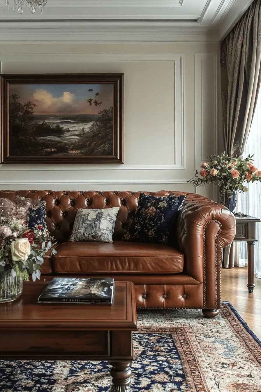 29 Granny Chic Living Room Decor Styles Filled with Charm and Cozy Joy 16 granny chic decor living room