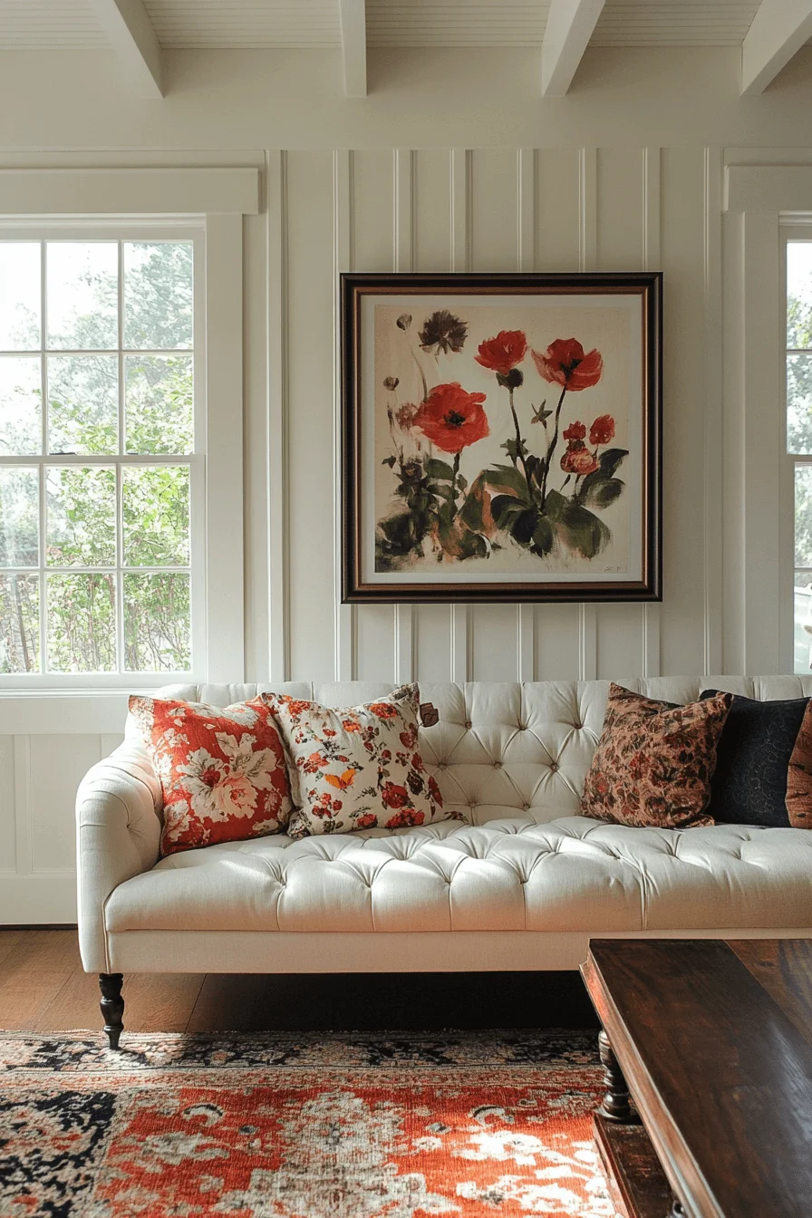 29 Granny Chic Living Room Decor Styles Filled with Charm and Cozy Joy 24 granny chic decor living room