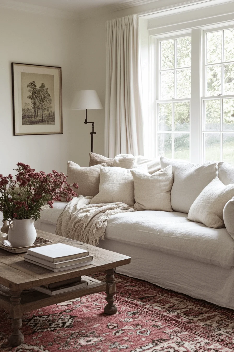 29 Granny Chic Living Room Decor Styles Filled with Charm and Cozy Joy 29 granny chic decor living room