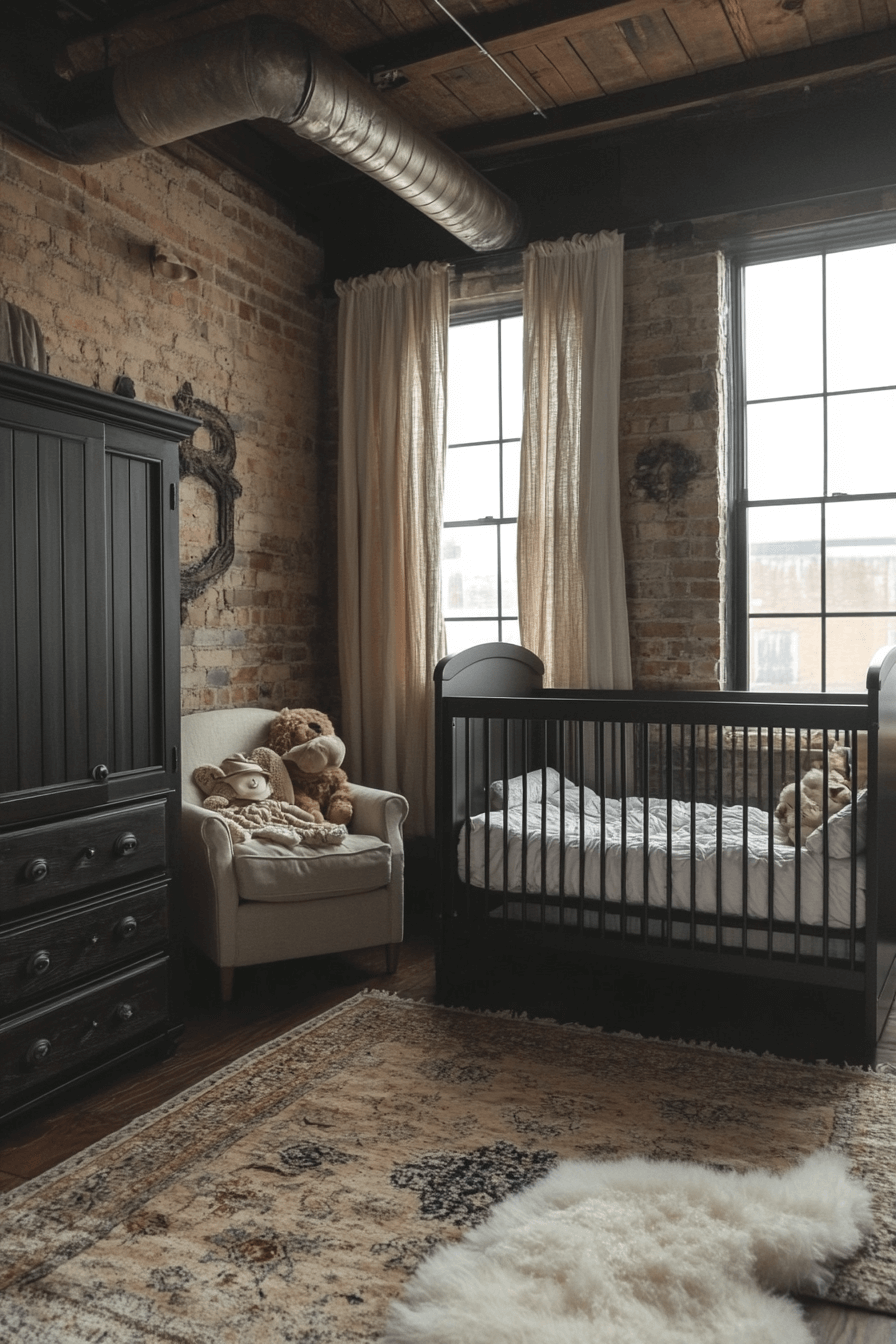 29 Industrial Chic Baby Room Ideas for a Unique and Trendy Baby Space Industrial Chic Baby Room