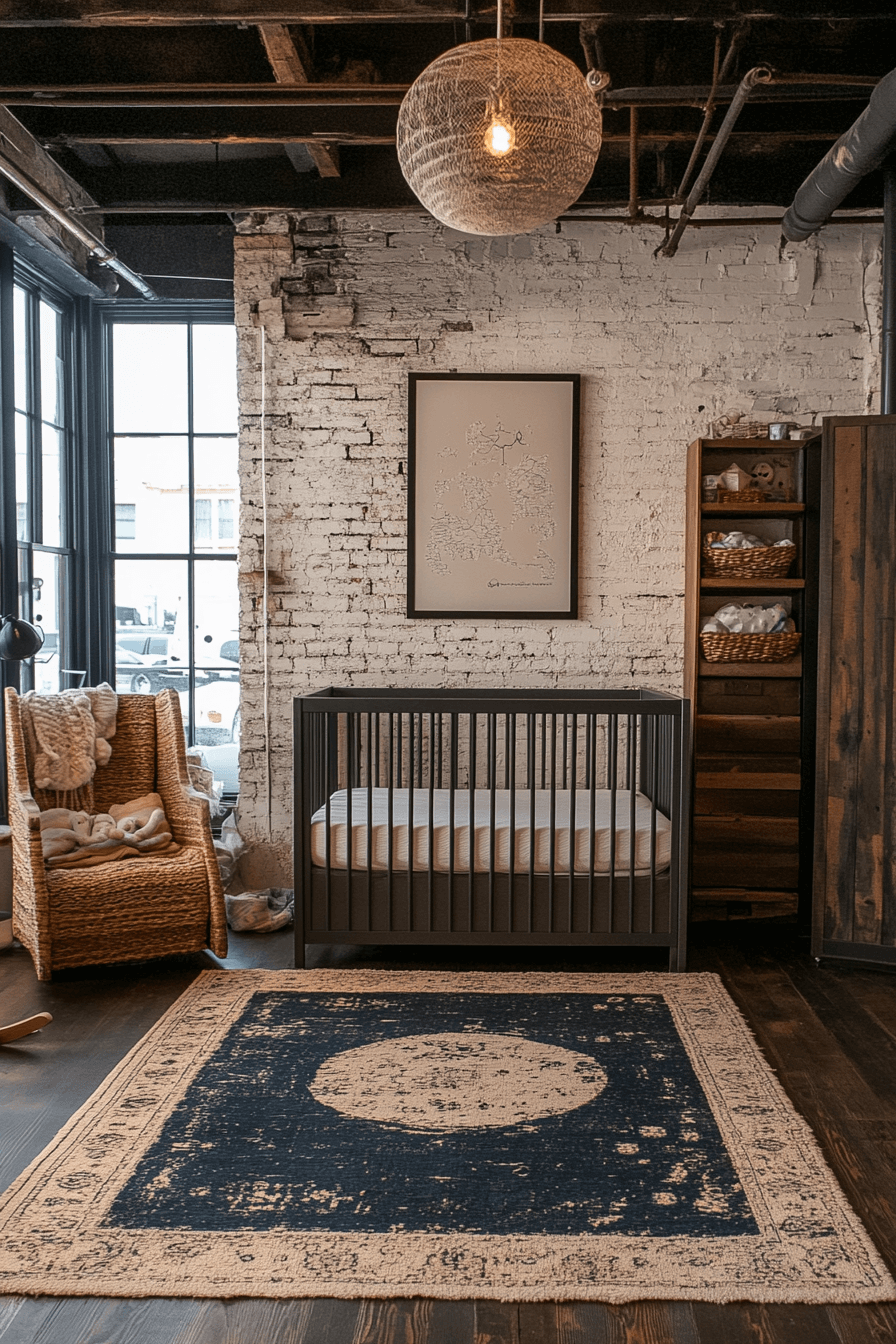 29 Industrial Chic Baby Room Ideas for a Unique and Trendy Baby Space Industrial Chic Baby Room