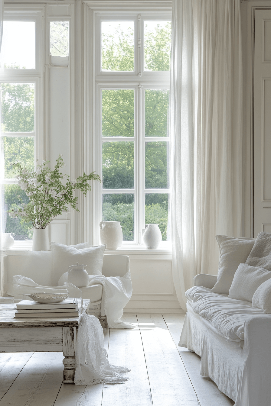 granny chic decor living room