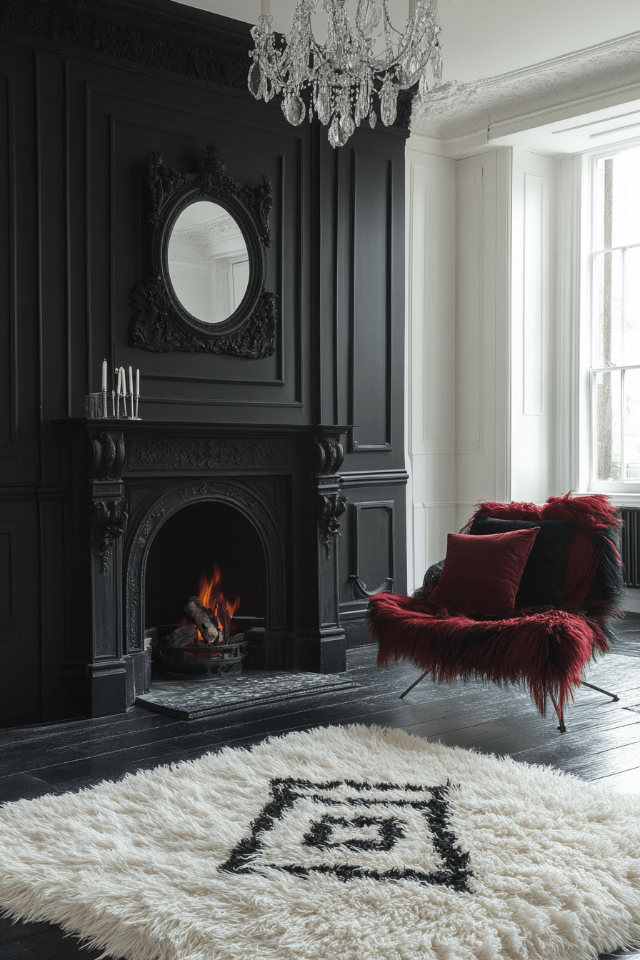 granny chic decor living room