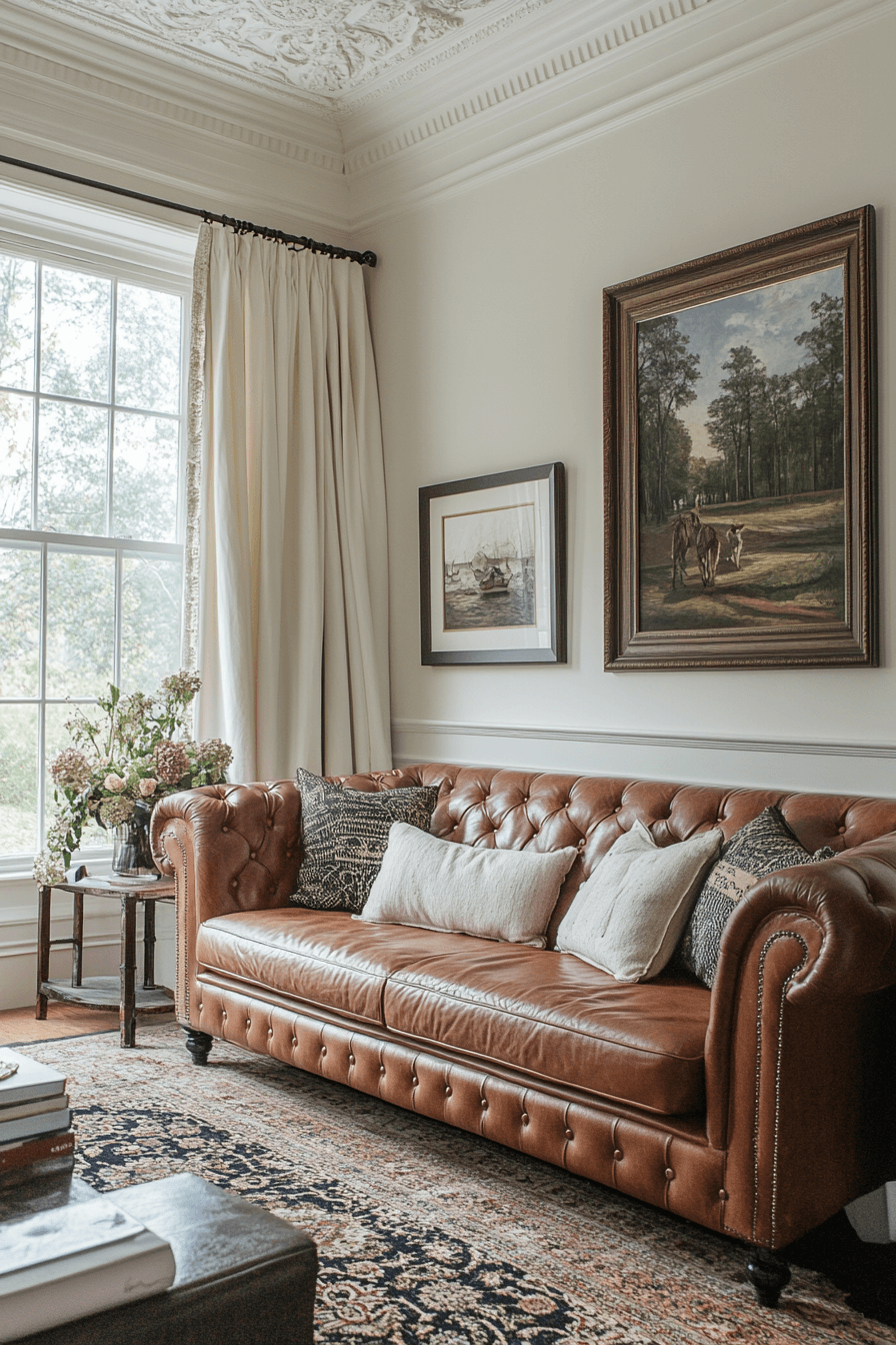 granny chic decor living room