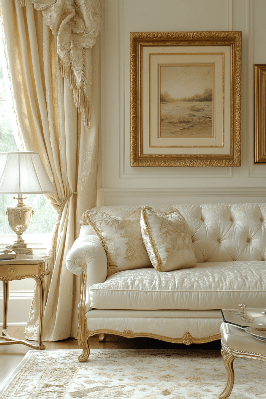 granny chic decor living room