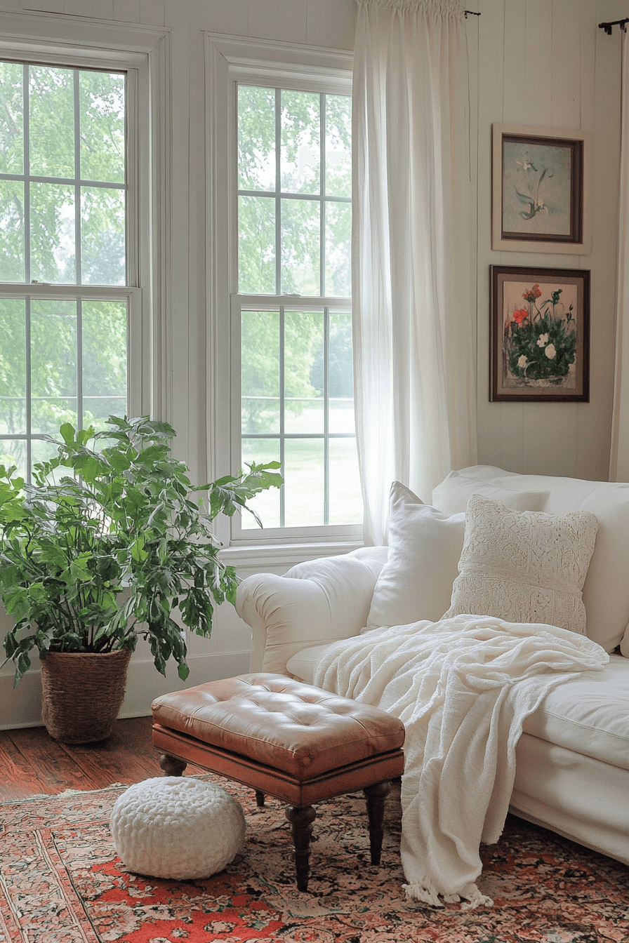 granny chic decor living room