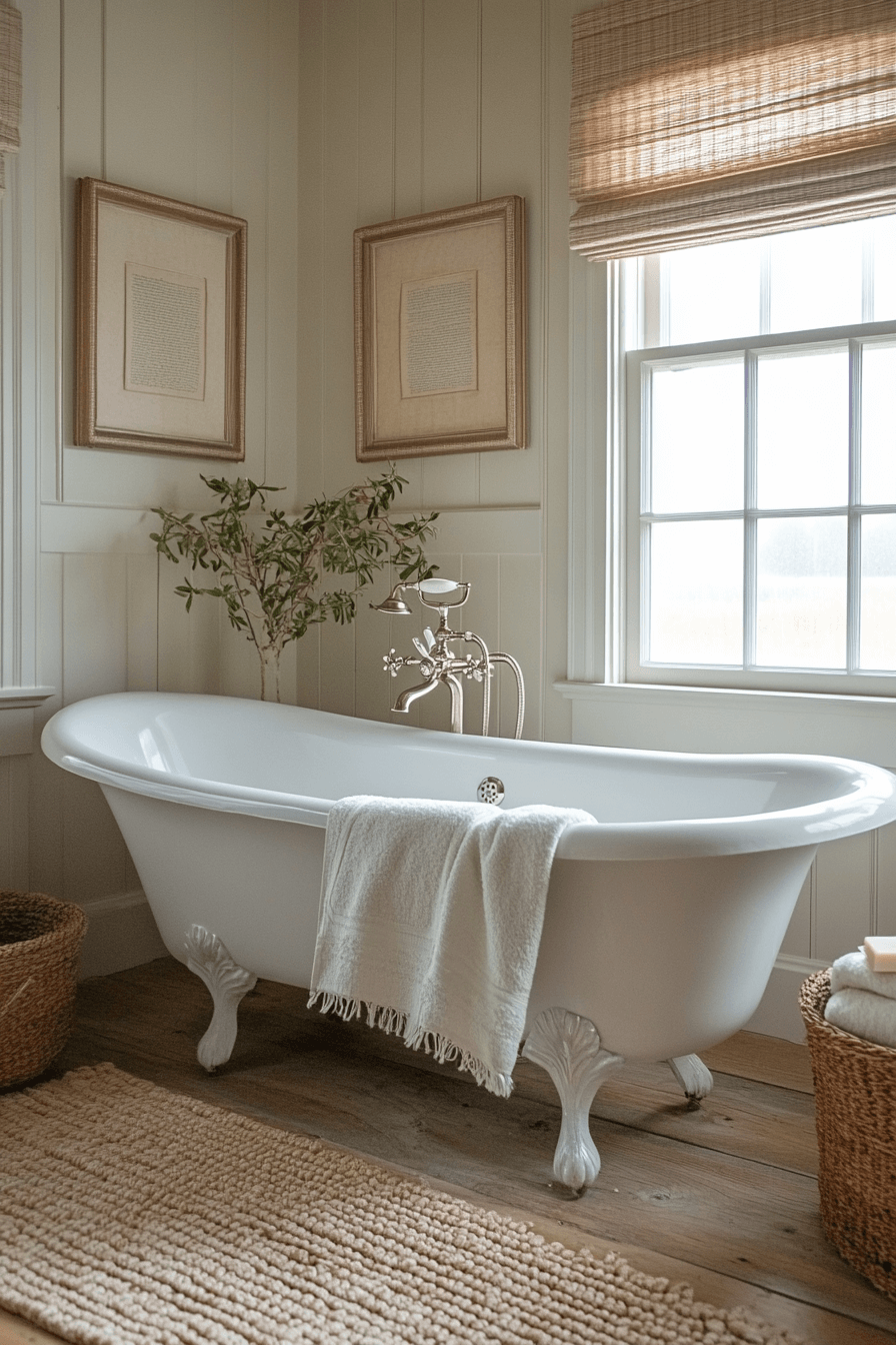 granny chic bathroom