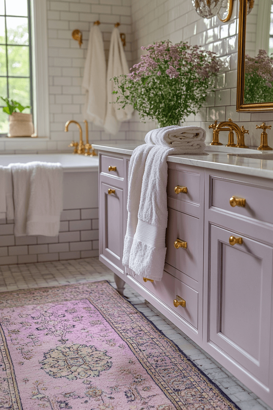 granny chic bathroom