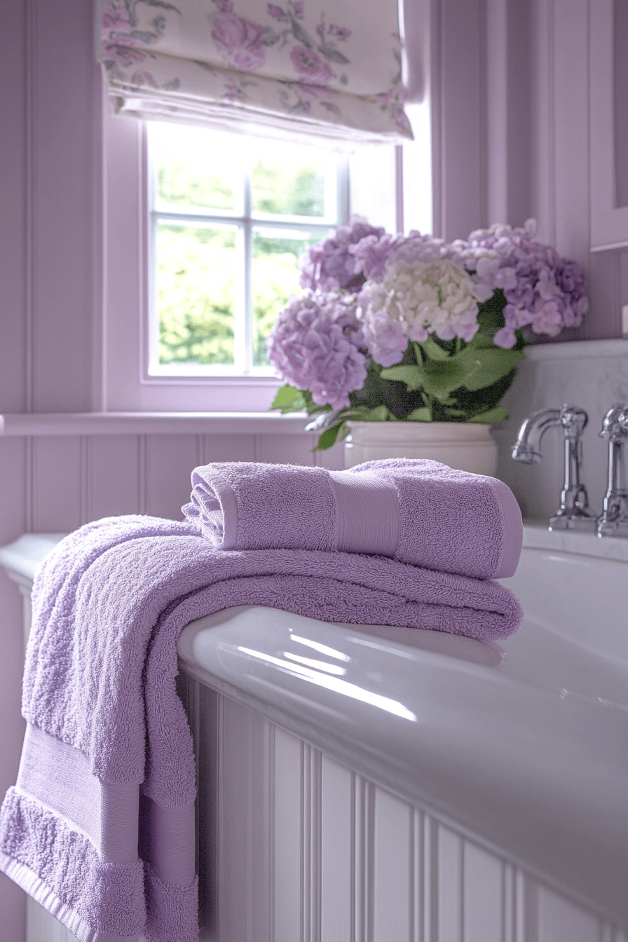 granny chic bathroom