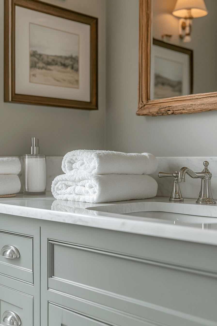 granny chic bathroom