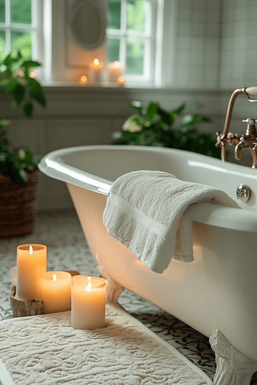 granny chic bathroom