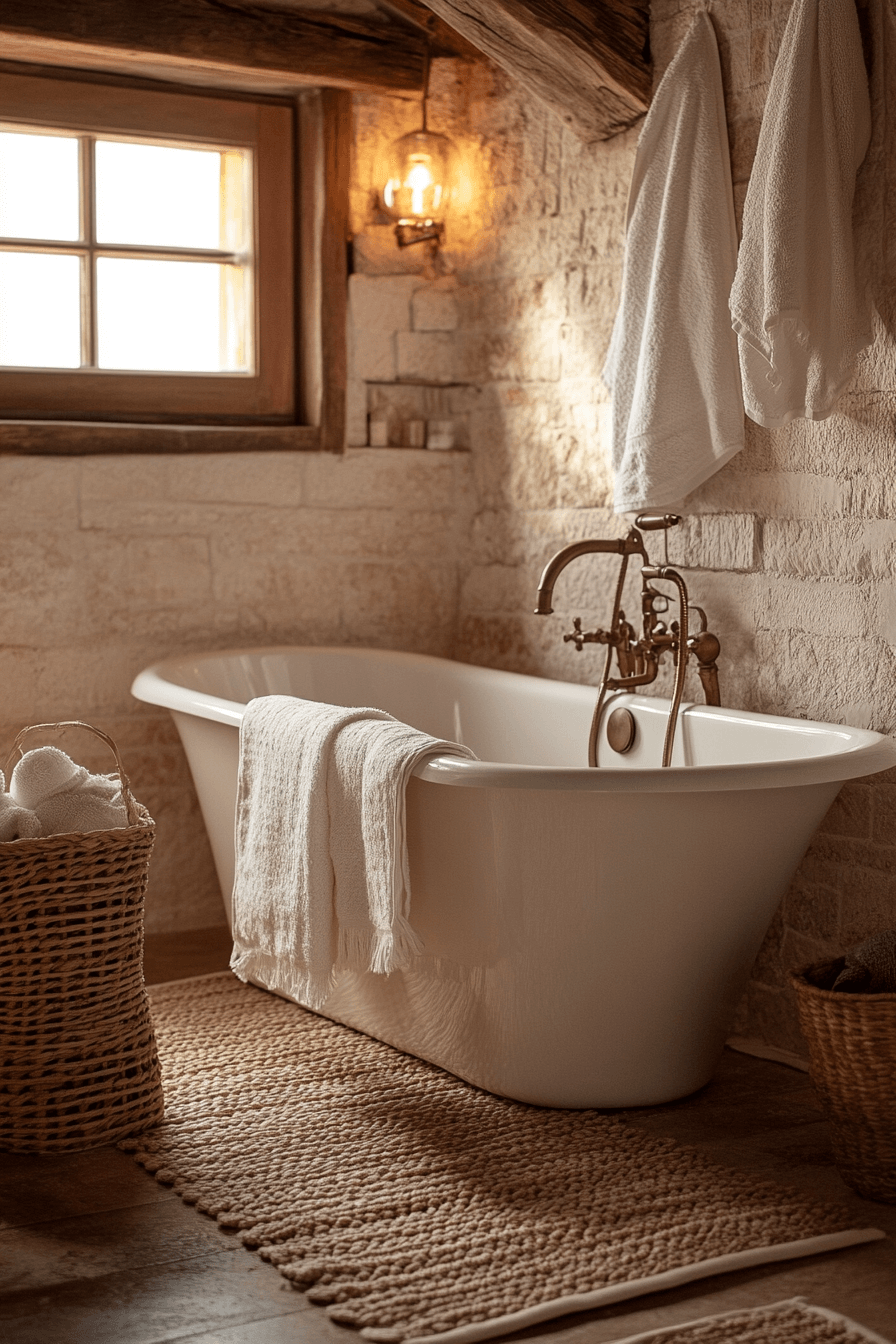 granny chic bathroom