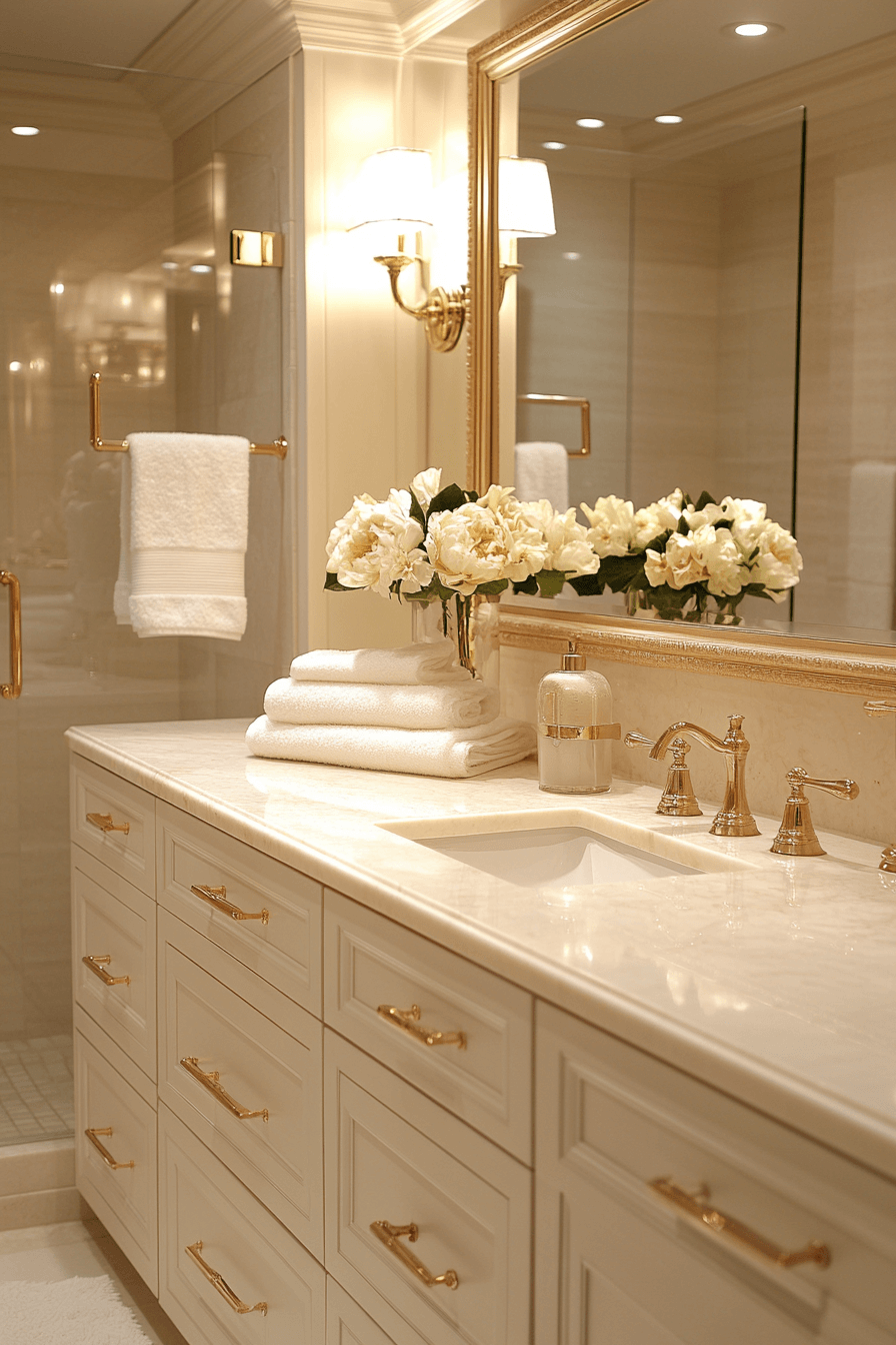 granny chic bathroom