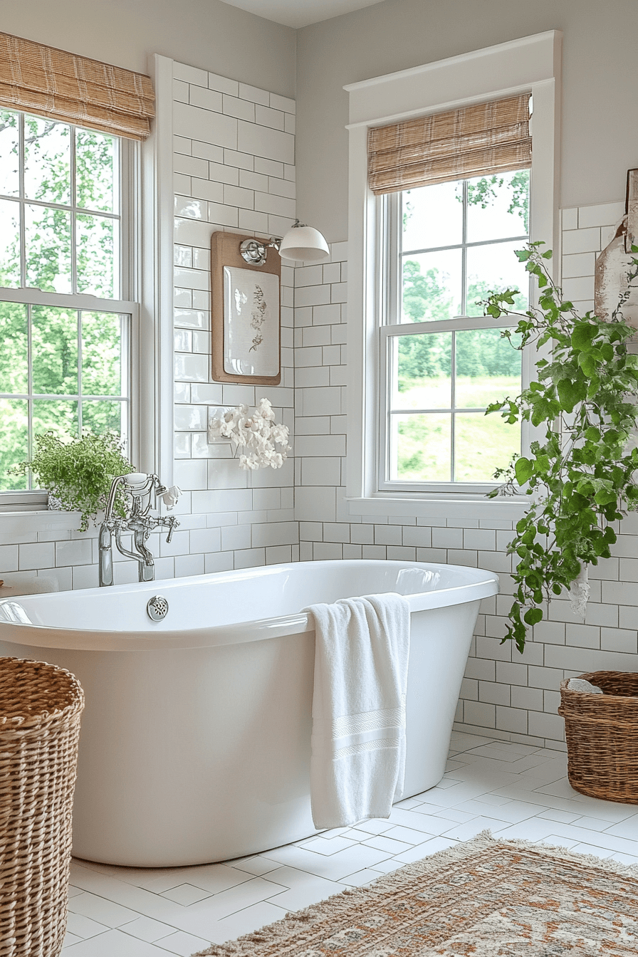granny chic bathroom
