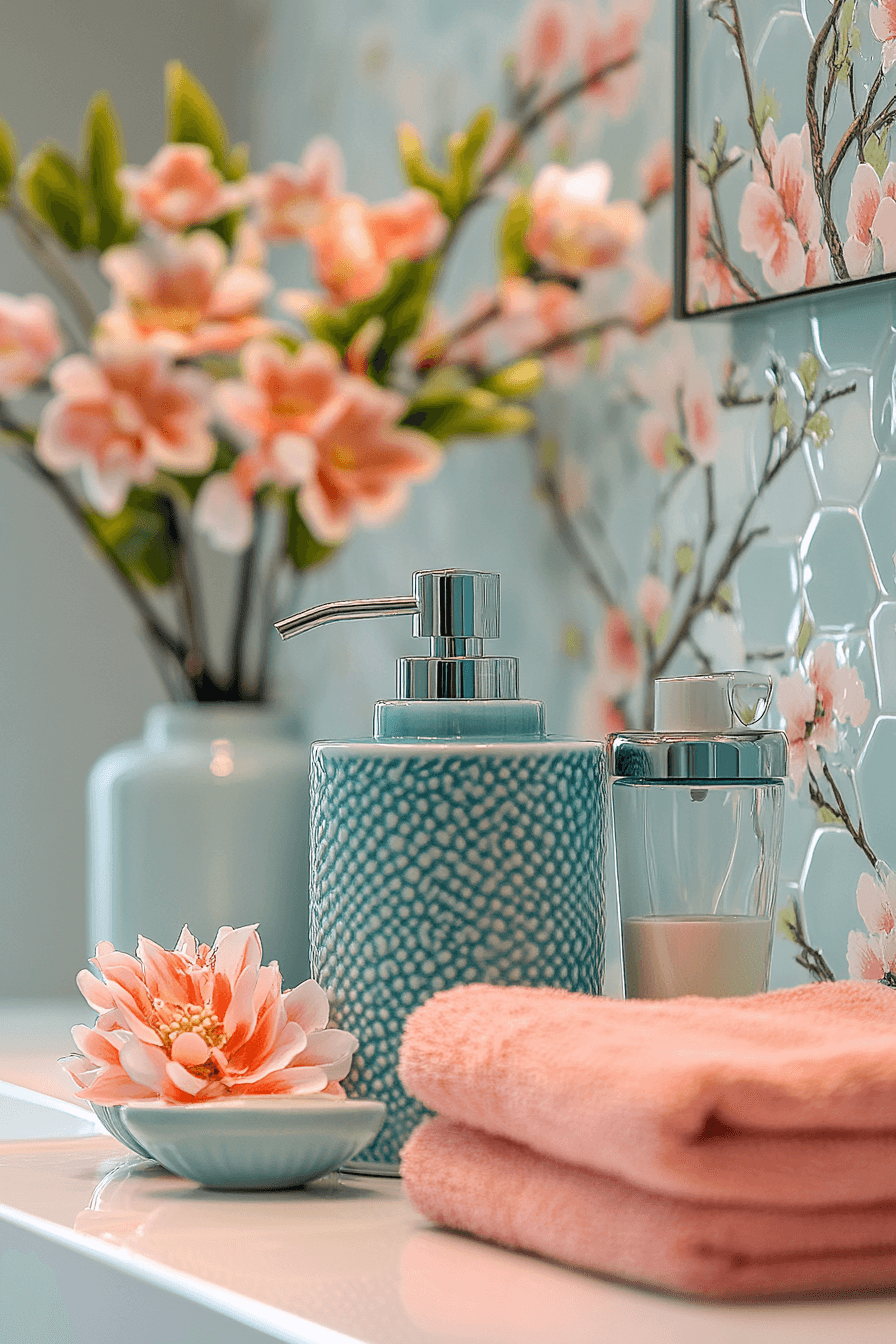 granny chic bathroom