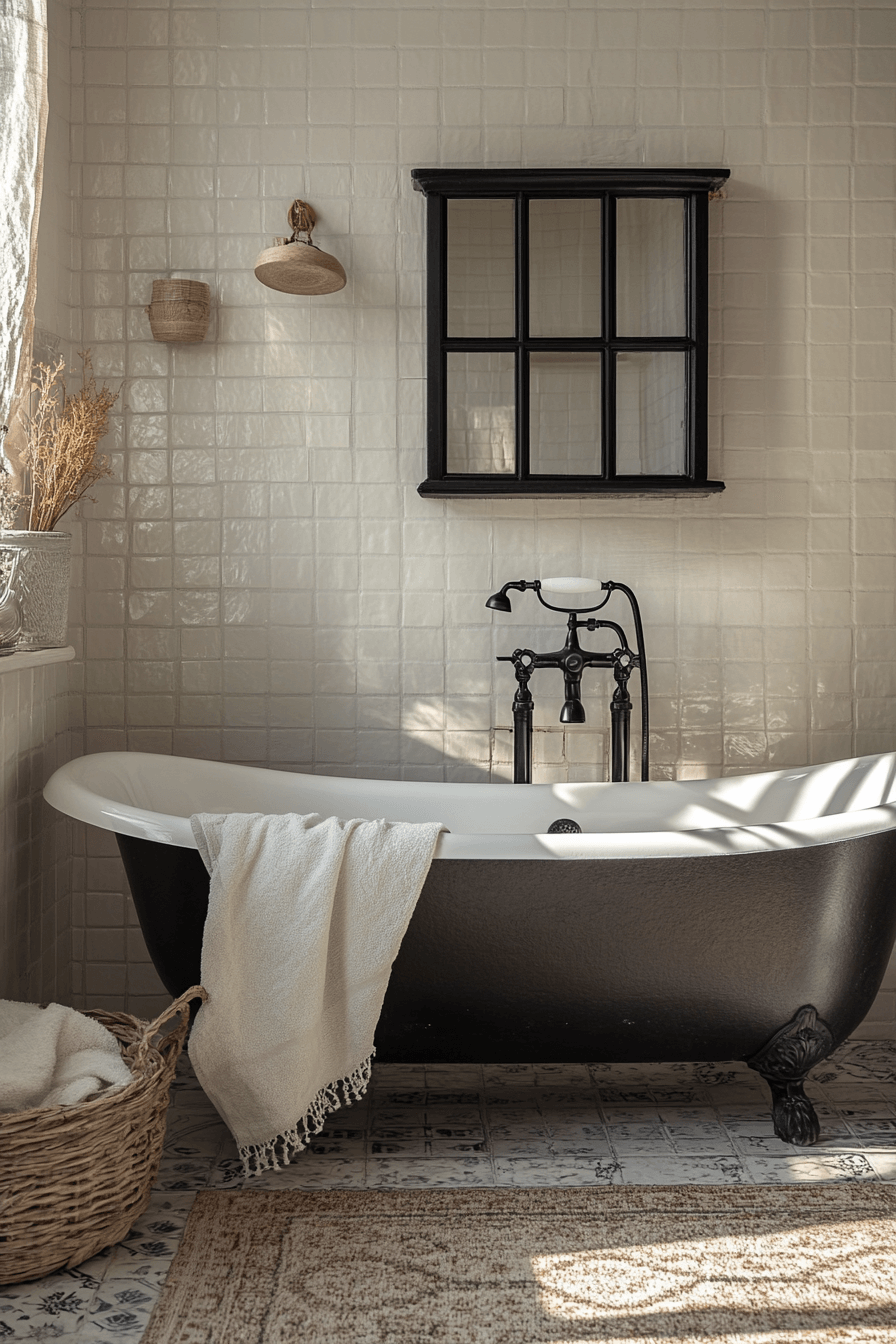 granny chic bathroom