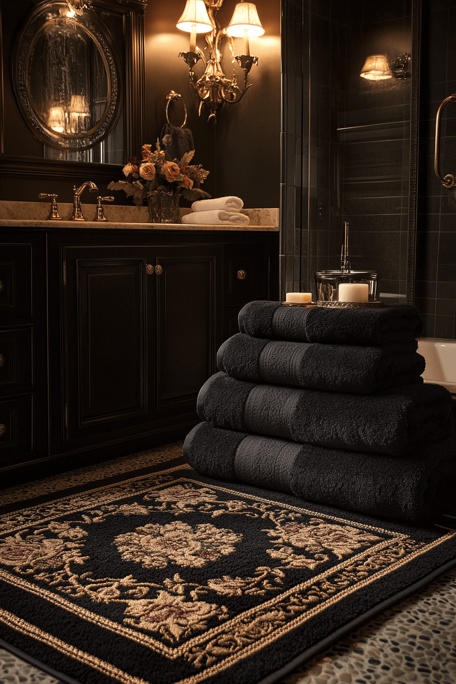 granny chic bathroom