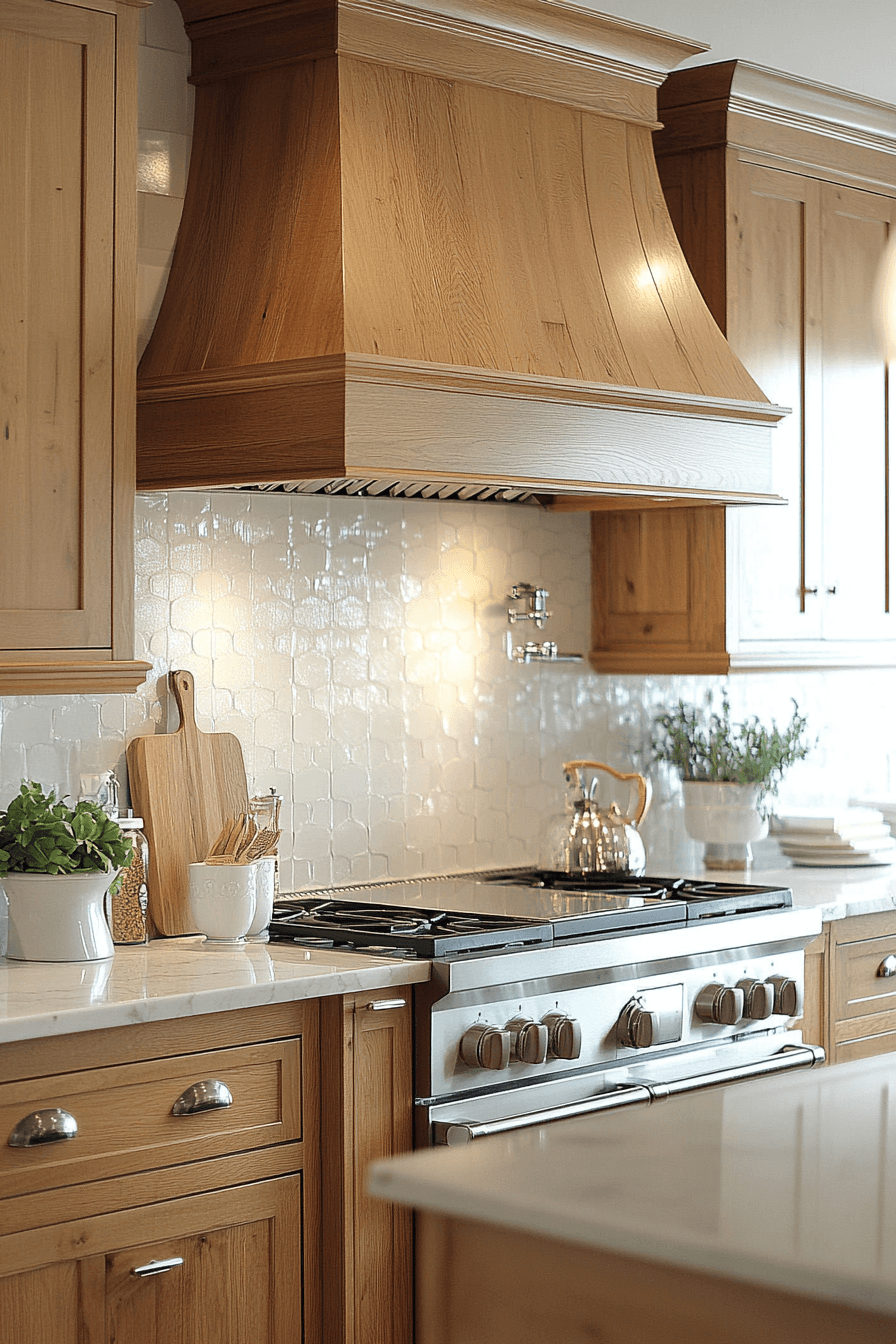 natural maple kitchen cabinets