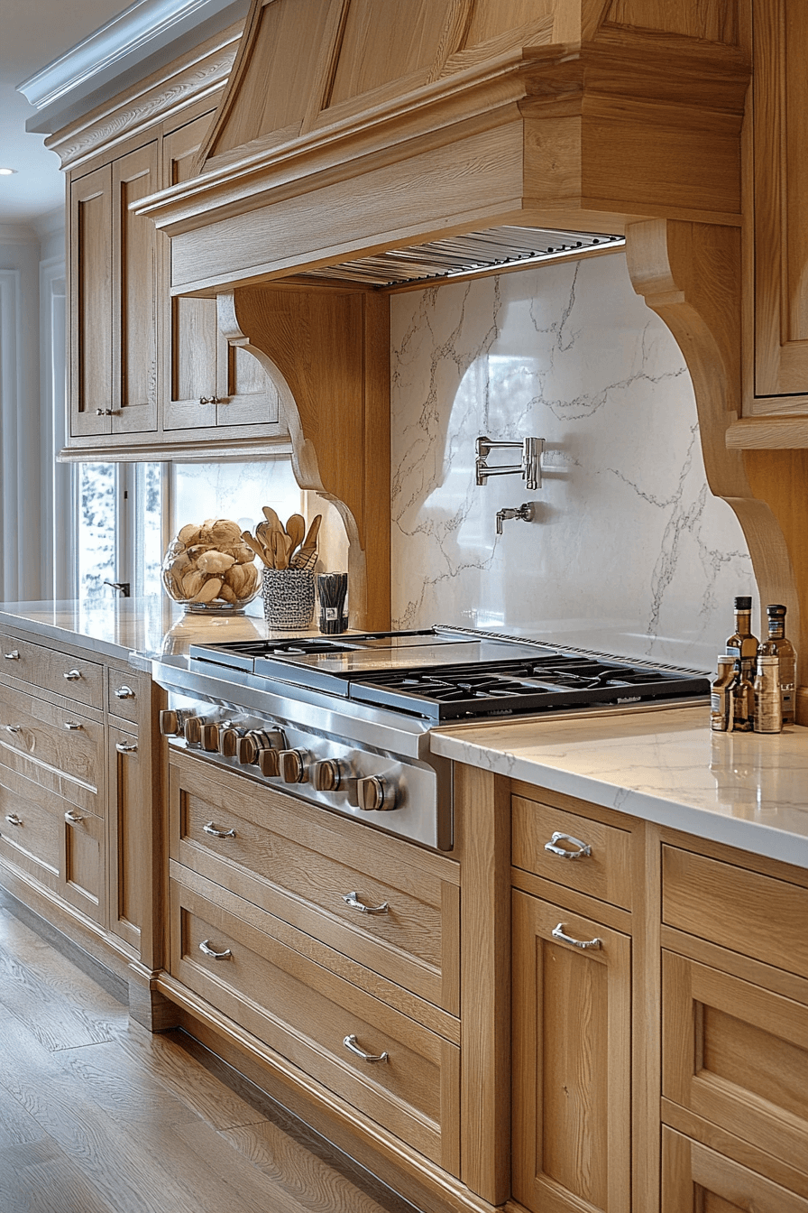 natural maple kitchen cabinets