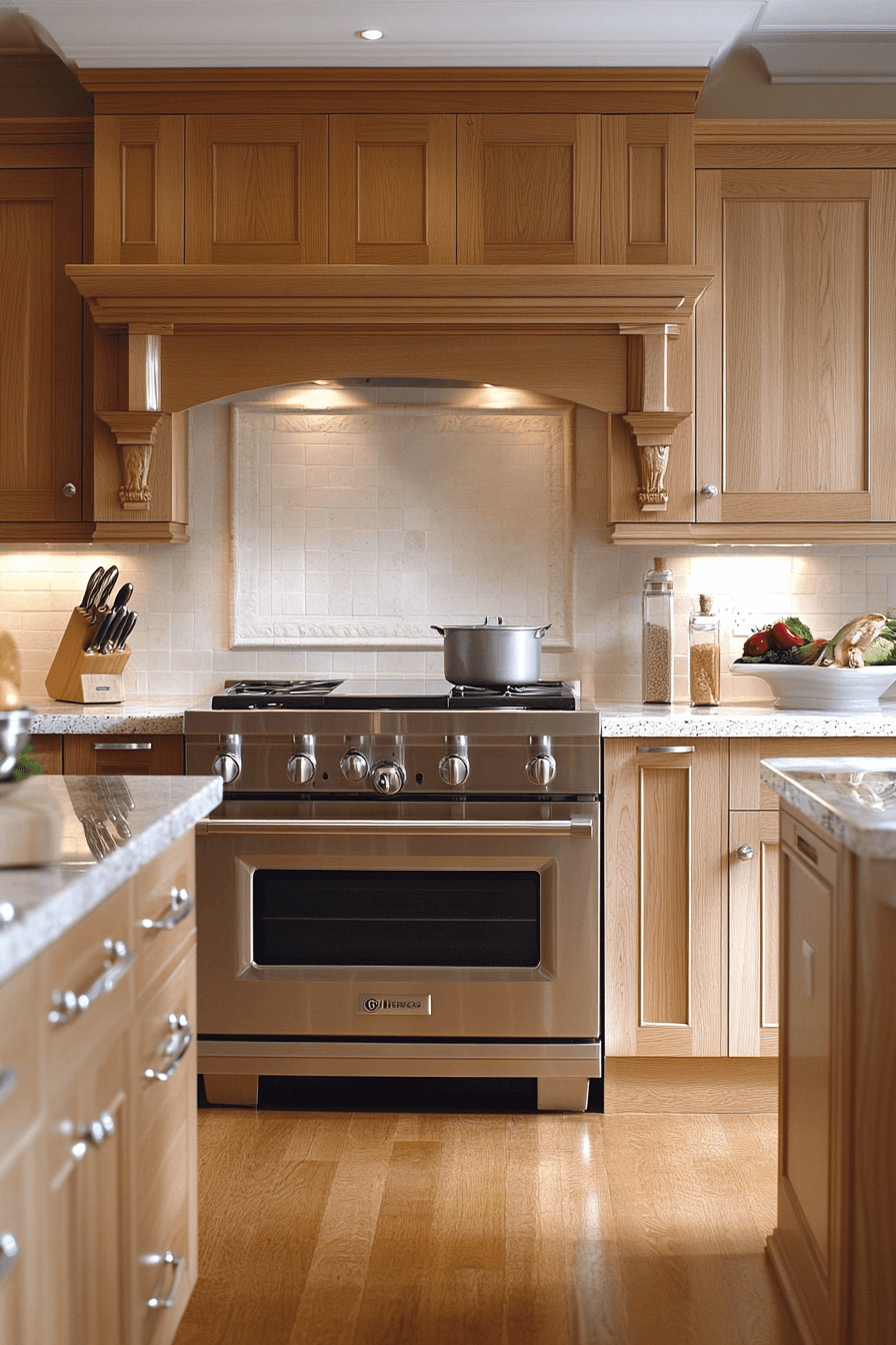 natural maple kitchen cabinets