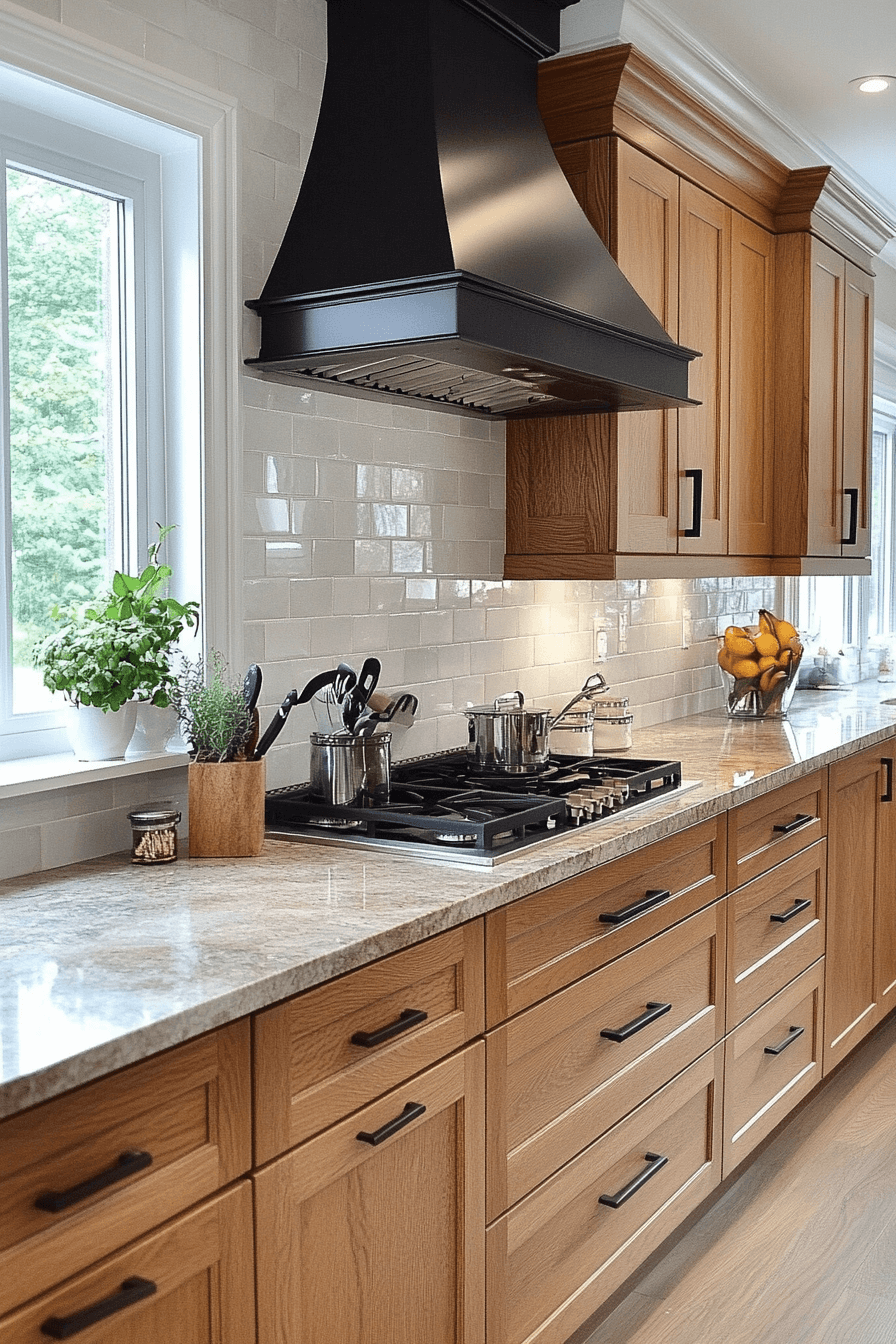 natural maple kitchen cabinets