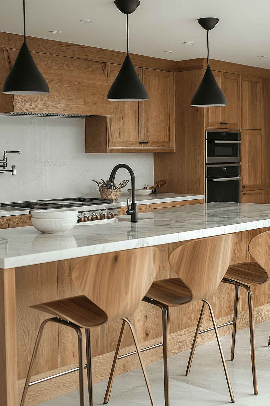 natural maple kitchen cabinets