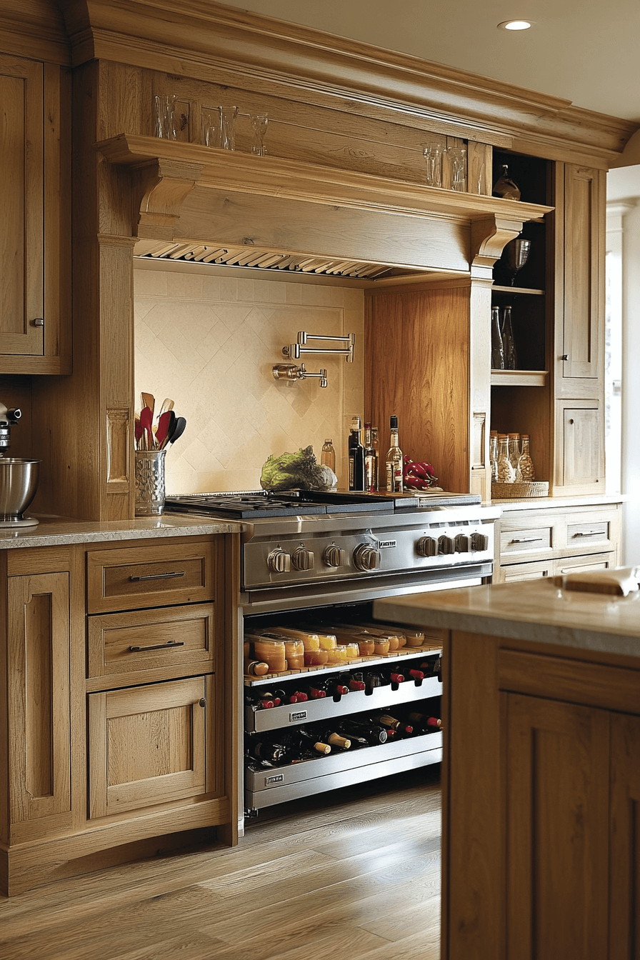 natural maple kitchen cabinets