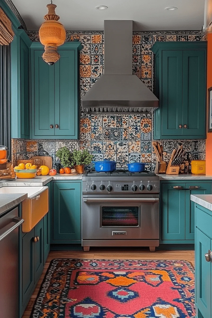 pewter green kitchen cabinets