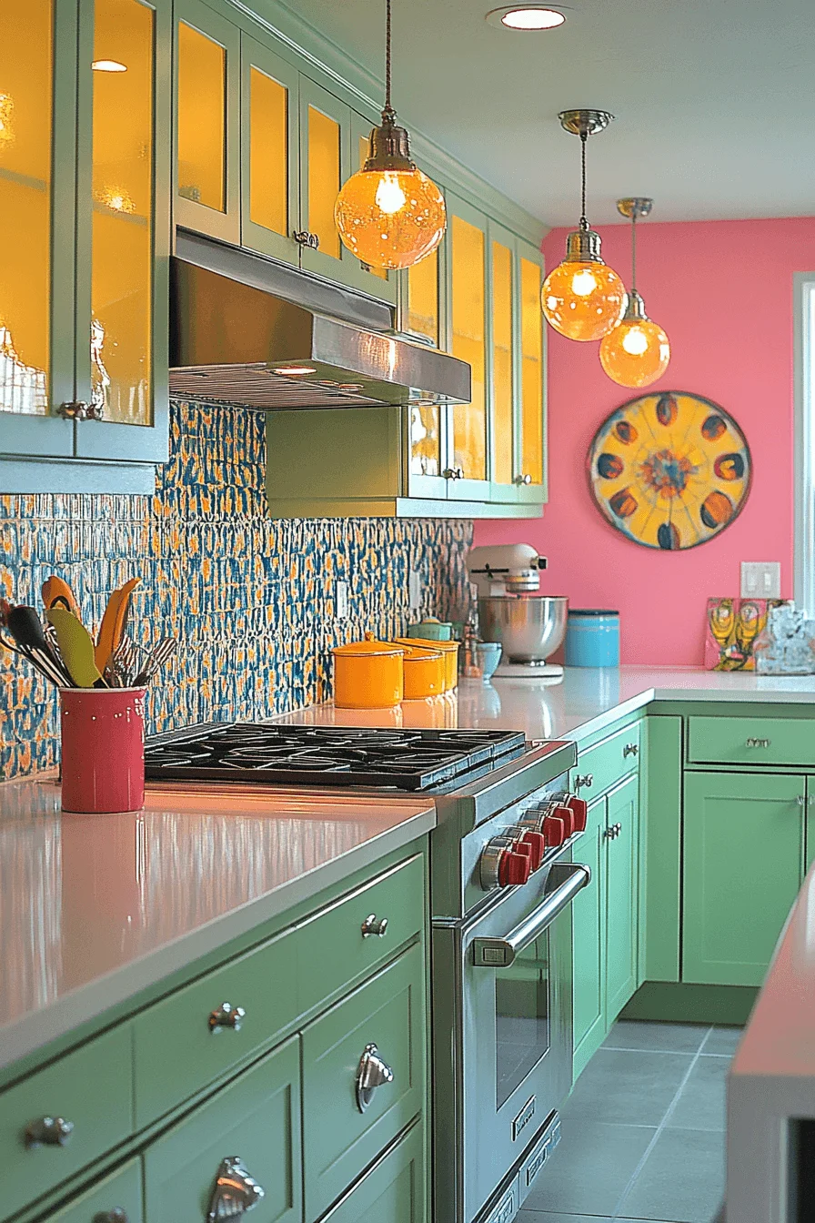 pewter green kitchen cabinets