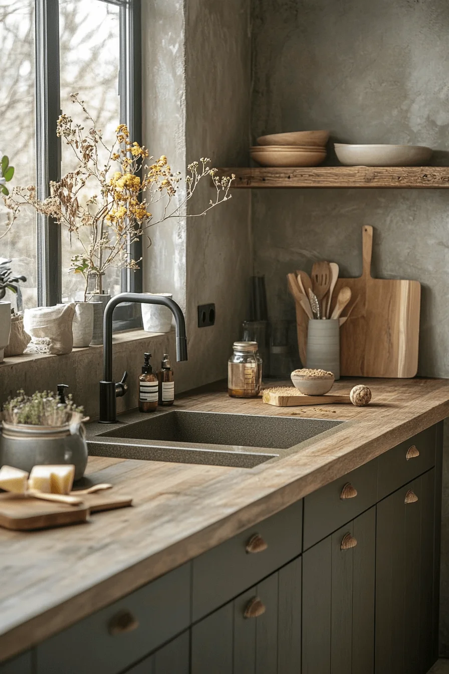 29 Japandi Style Kitchen Ideas That Bring Calm, Joy, and Everyday Beauty 9 japandi style kitchen