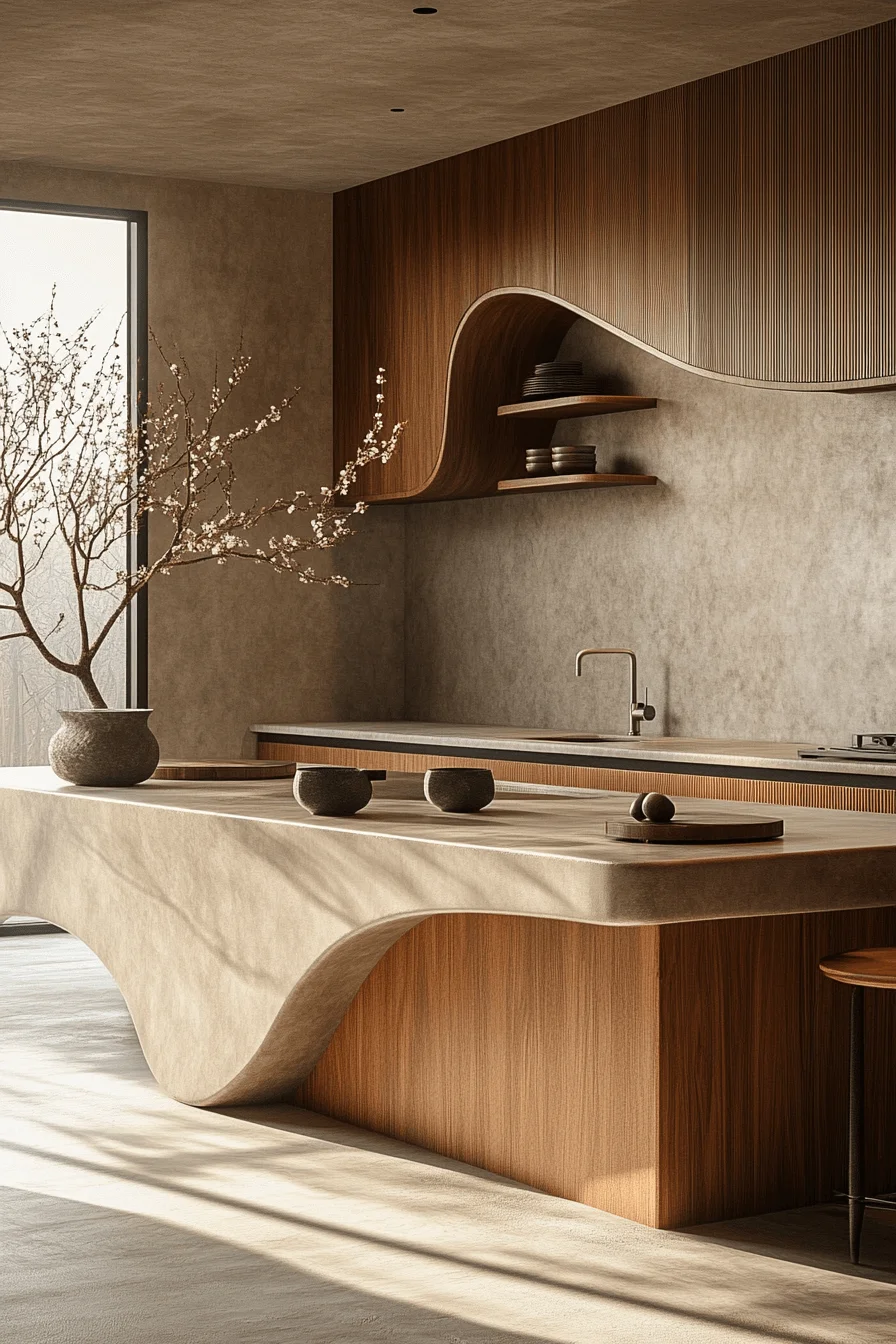 29 Japandi Style Kitchen Ideas That Bring Calm, Joy, and Everyday Beauty 16 japandi style kitchen