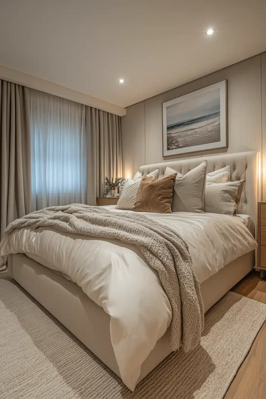 Luxury bedroom master