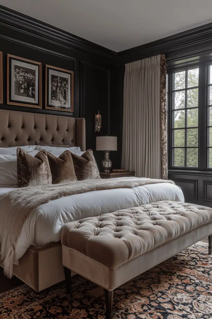 Luxury bedroom master