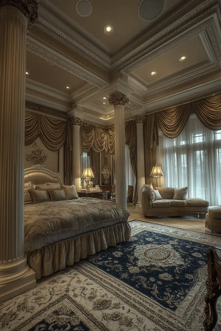 Luxury bedroom master