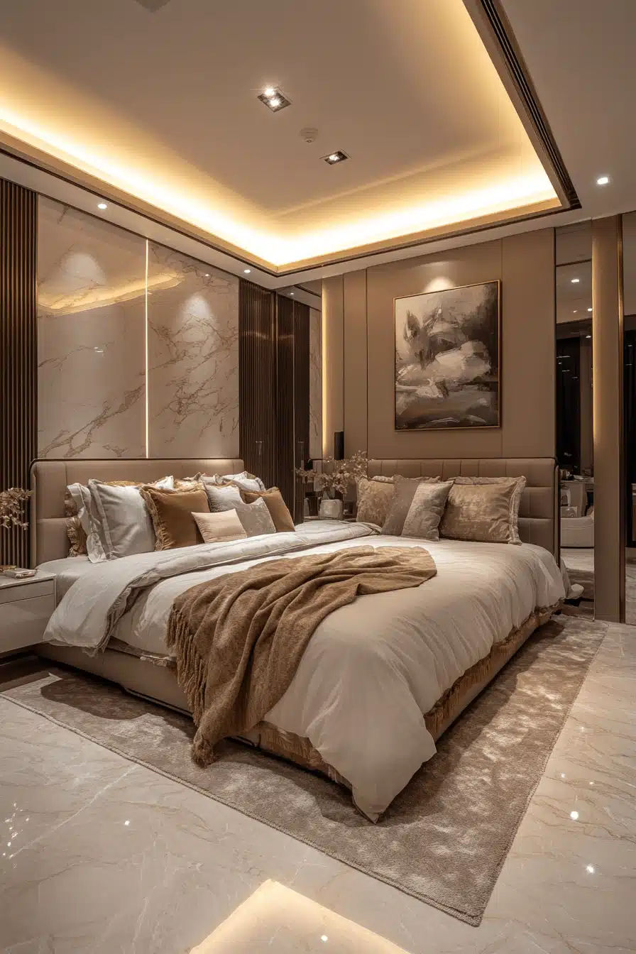 Luxury bedroom master