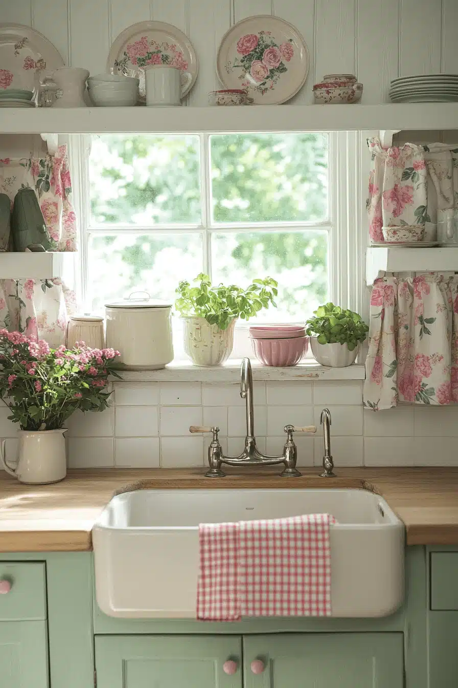 cottage core kitchen