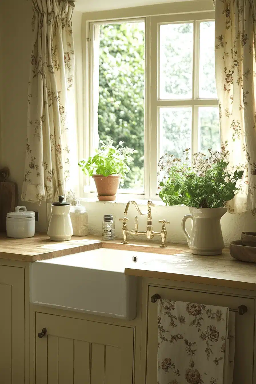 cottage core kitchen