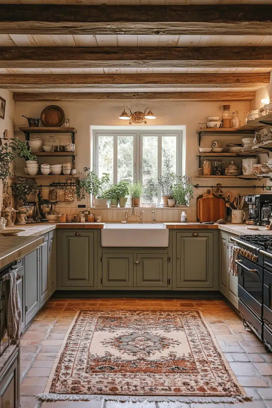 cottage core kitchen