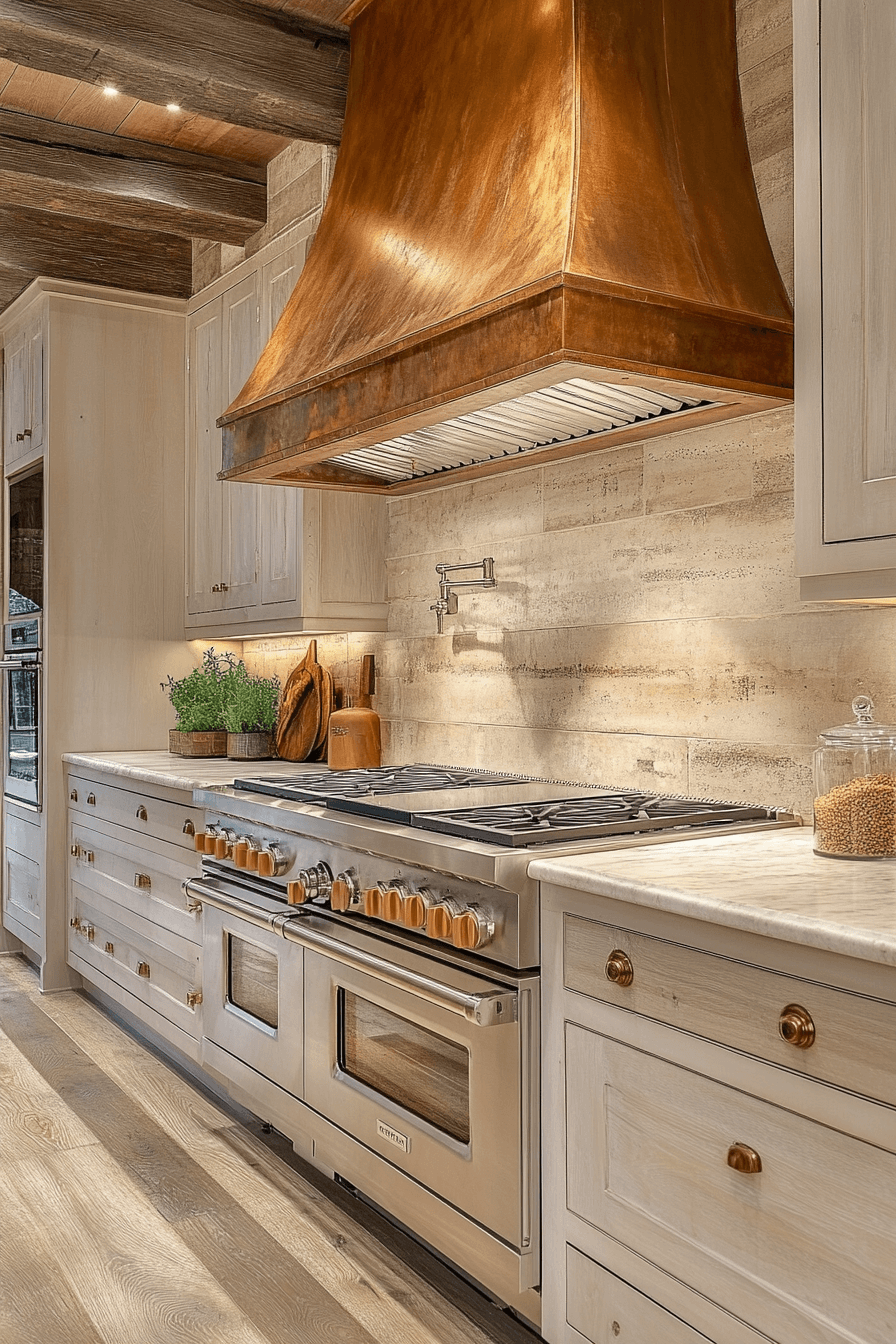 beige kitchen cabinets