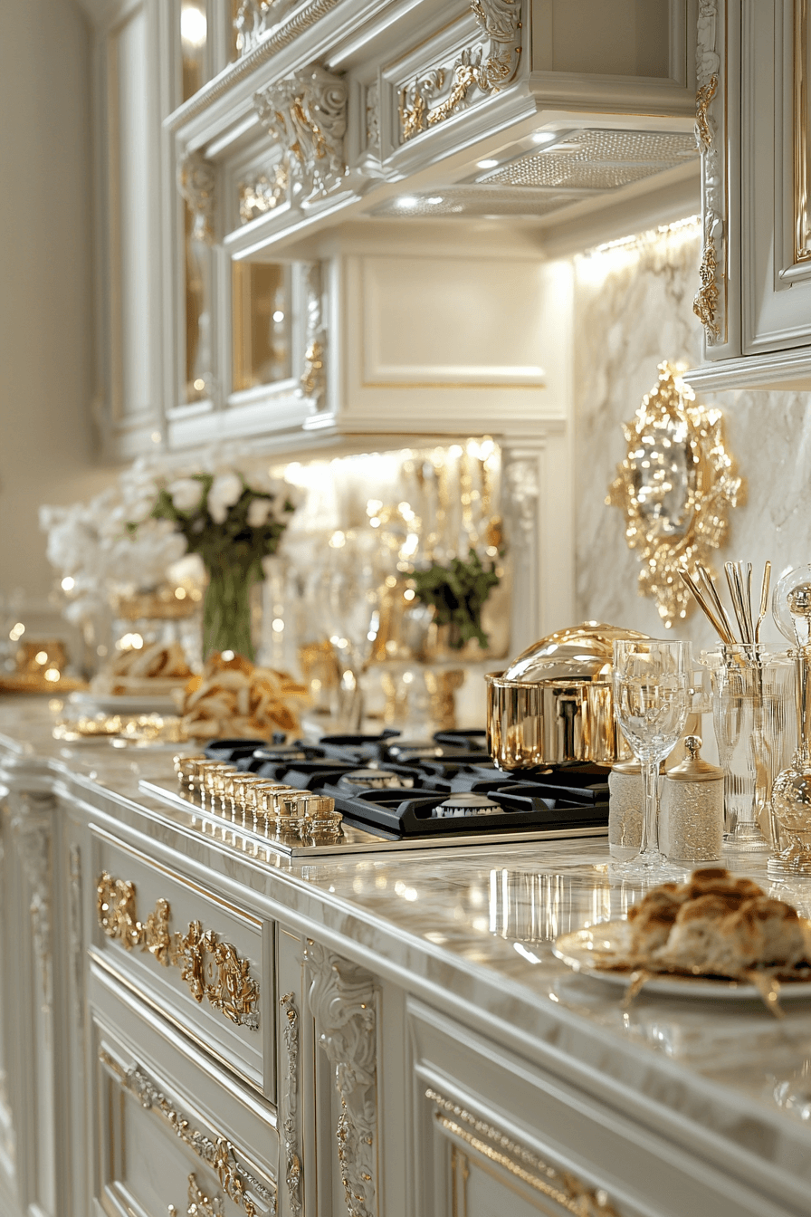 beige kitchen cabinets