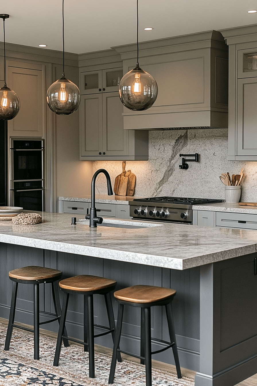 Matte Pebble Light Gray Kitchen Cabinets light gray kitchen cabinets