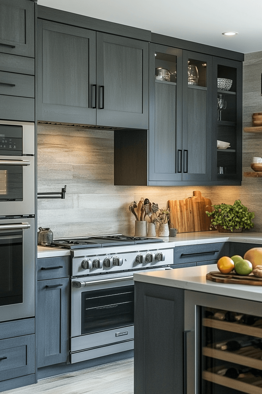 Frosted Charcoal Light Gray Kitchen Cabinets light gray kitchen cabinets