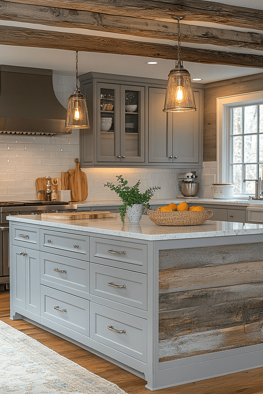 Coastal Driftwood Light Gray Kitchen Cabinets light gray kitchen cabinets