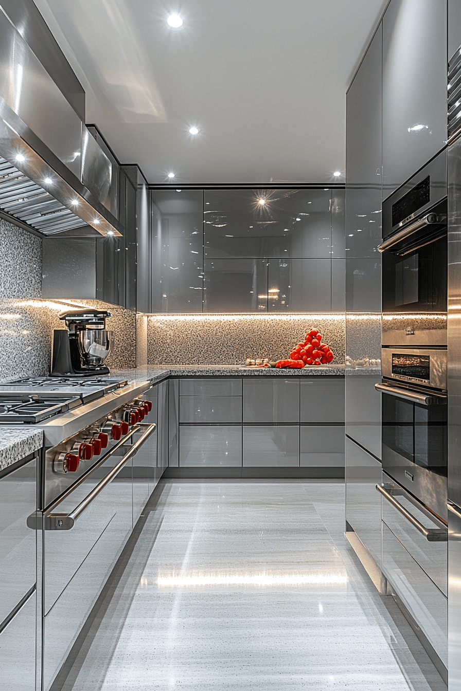 Contemporary Mica Light Gray Kitchen Cabinets light gray kitchen cabinets