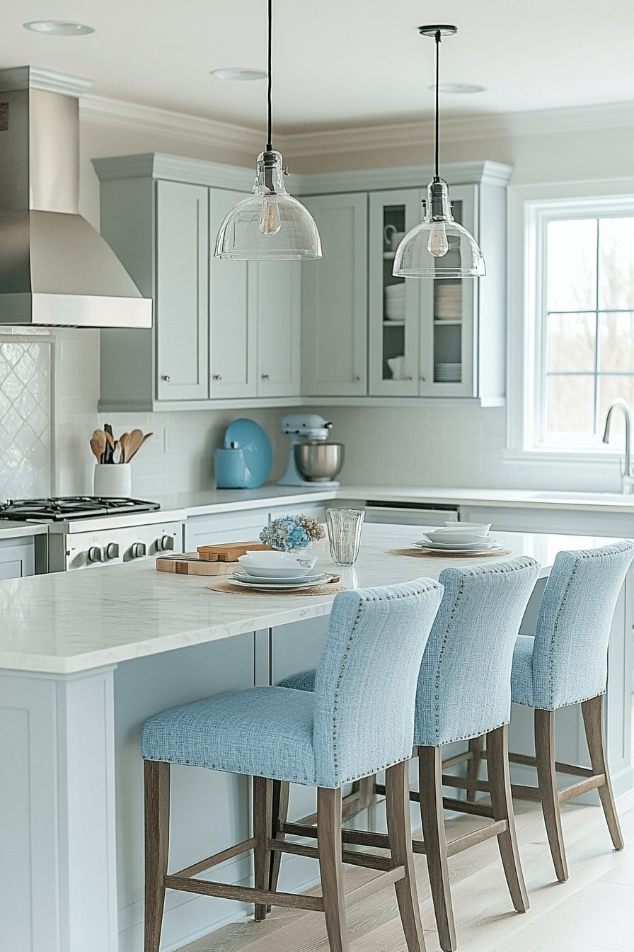 Frosted Whisper Light Gray Kitchen Cabinets light gray kitchen cabinets