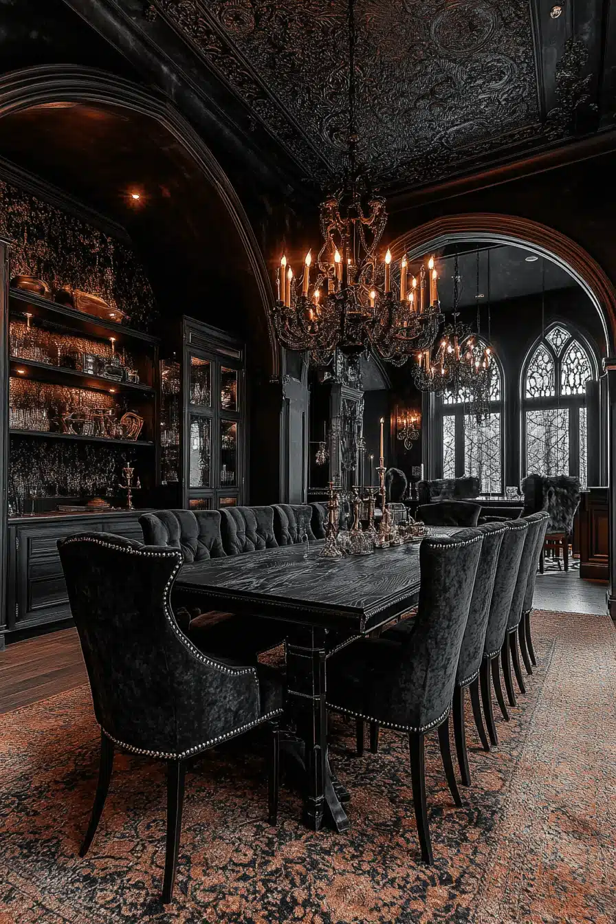 modern victorian dining room