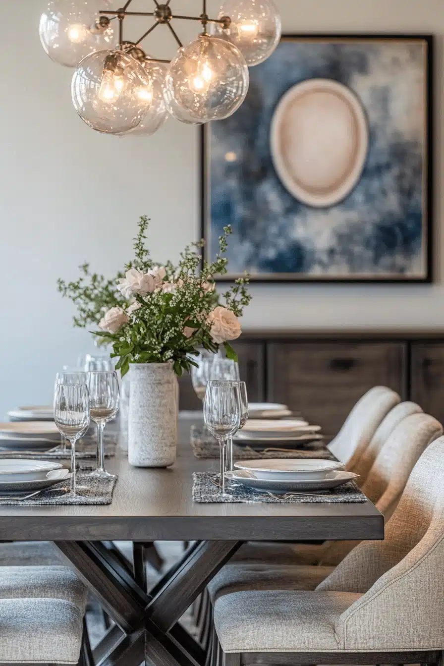 modern victorian dining room